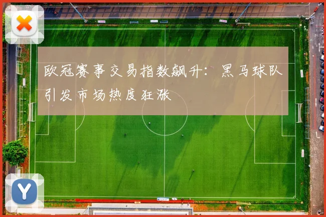 欧冠赛事交易指数飙升：黑马球队引发市场热度狂涨